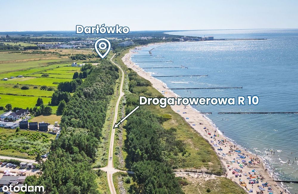 Działka z panoramicznym widokiem na morze i jezioro