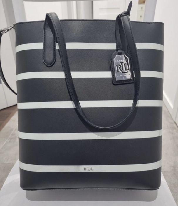 ** Ralph Lauren ** cudo oryginalna, skórzana shopperka - nowa