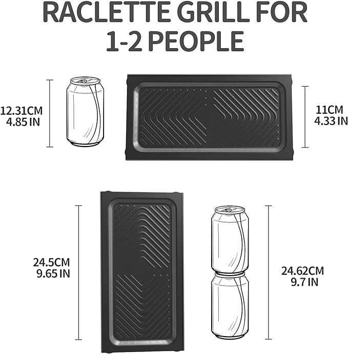 Grill elektryczny dla 2 osób