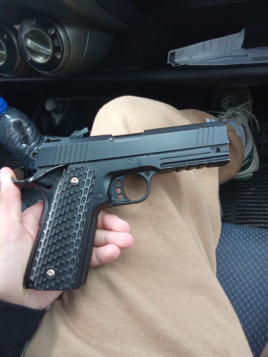 Pistola Airsoft 1911 Full Metal Spring (Mola)