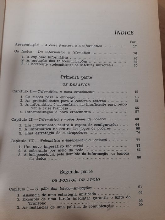 A Informatização da Sociedade de Simon Nora e Alain Minc