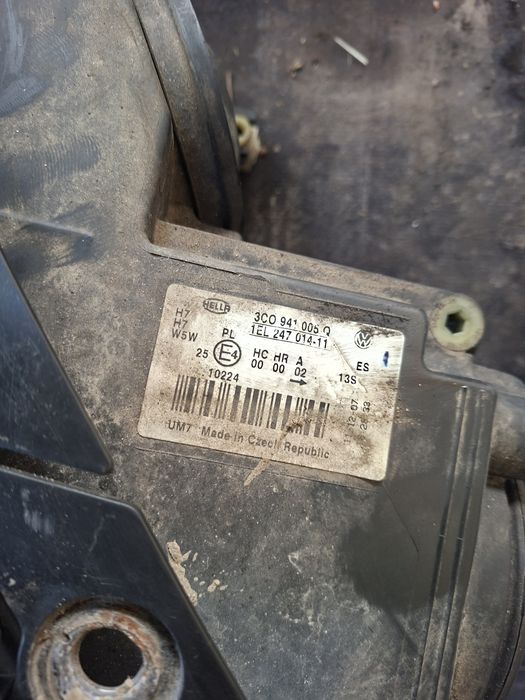Volkswagen Passat b6 lampy przód oryginał Europa lewa prawa kompletne