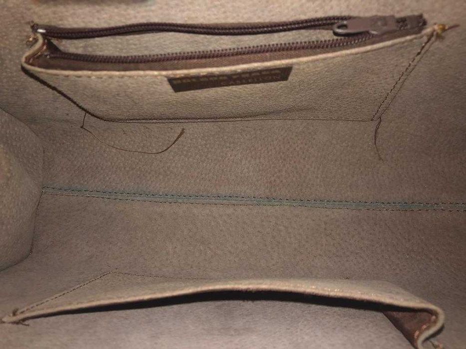 Carteira autêntica de crocodilo castanha