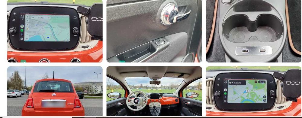 Fiat 500 1.0 hybrid salon Polska