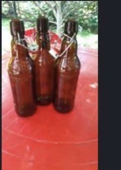 Бутилки з бугельною пробкою, кришкою 1л, 0.75 та 0.5л