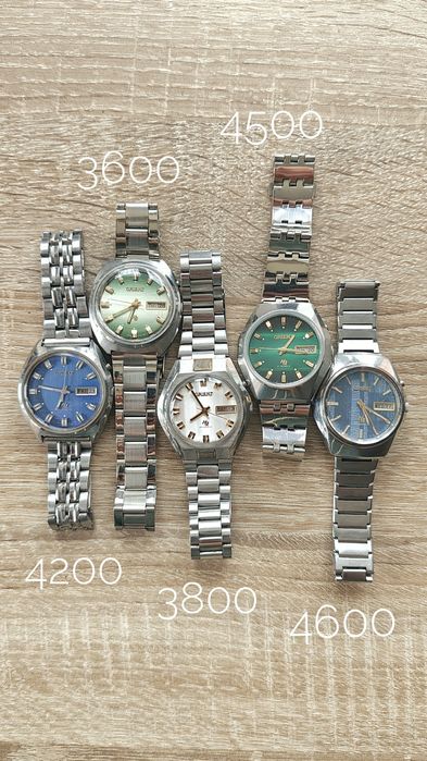 Вінтажні японські годинники 60-80x - Seiko, Orient, Citizen, Ricoh
