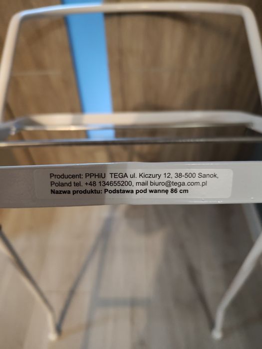 Stojak na wanienkę Tega 86 cm