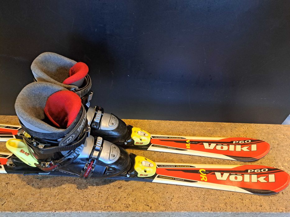 komplet narty Volkl 120 cm + buty Dalbello 35 - 36