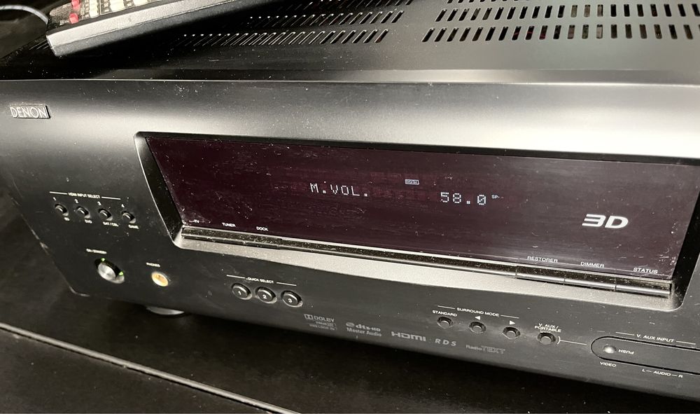 Amplituner wzmacniacz DENON AVR-1311 moc 110 W na kanał - 5 kanałów