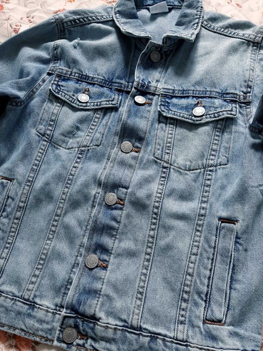 Джинсова куртка для хлопця 10 років Zara