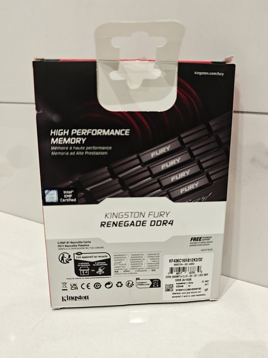 Kingston Fury Renegade 32GB DDR4 3600MHz CL16 – topowa pamięć