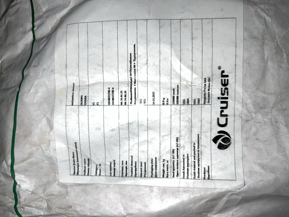 Насіння соняшника Syngenta Suzuka