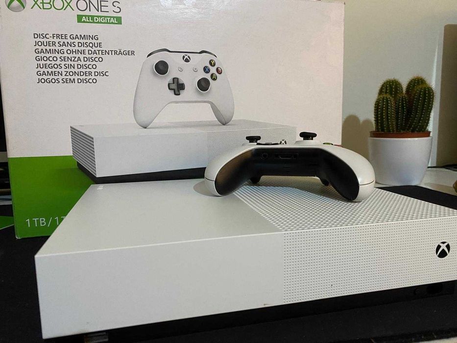 Xbox One S 1TB – Completa na caixa