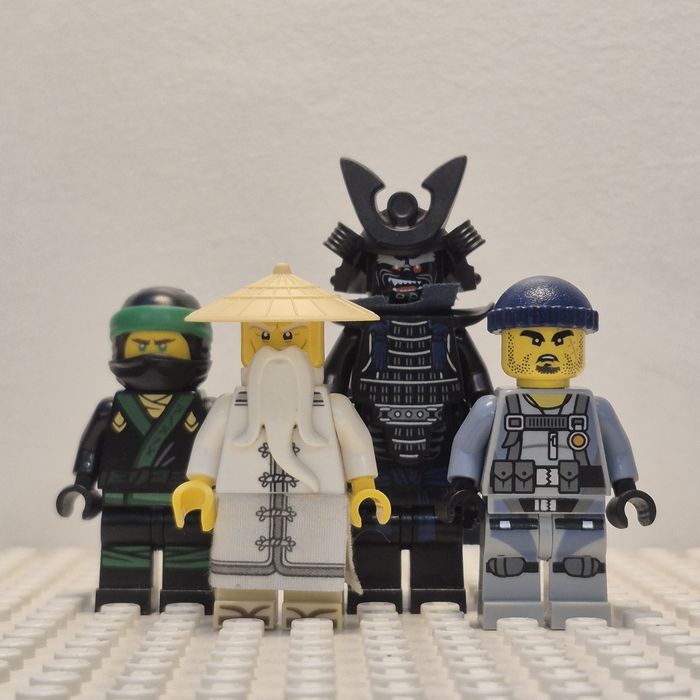 Lego ninjago Movie figurki z zestawu 70612 Wu Garmadon Lloyd