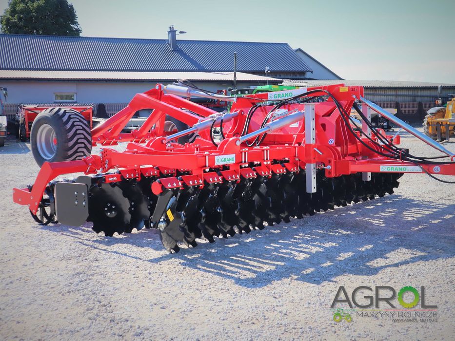 Brona talerzowa hydrauliczna TORNADO 3,5m 4 m 4,5m 5 m 6m Grano System