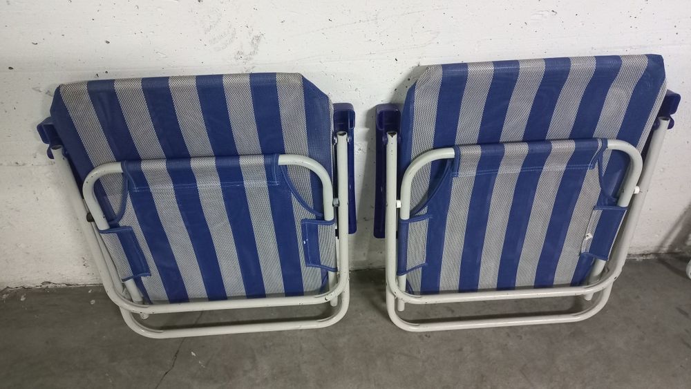Cadeiras de praia dobráveis