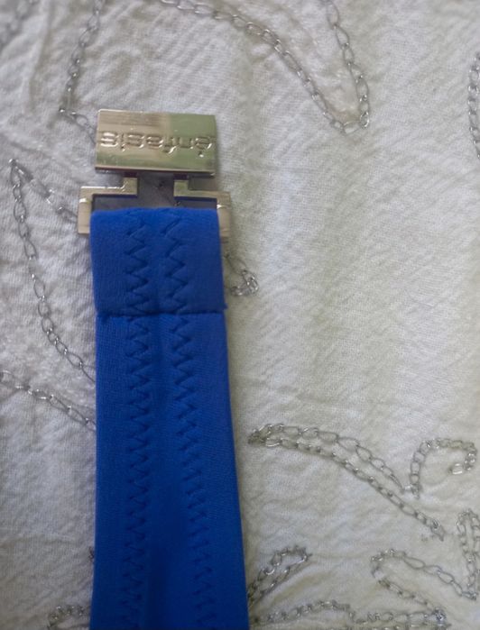 Top Bikini Enfasis azul real