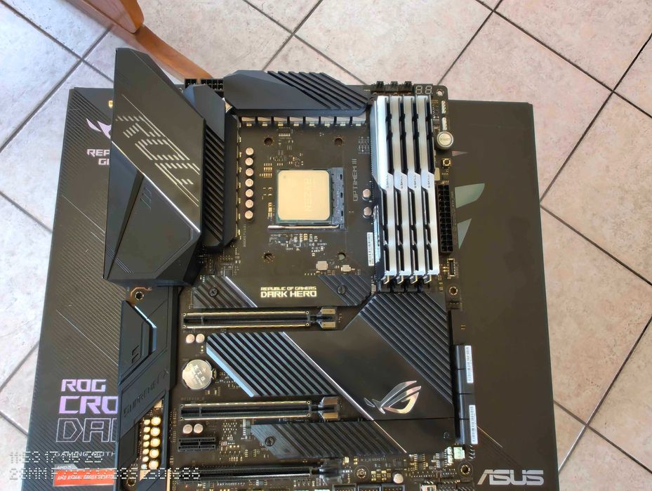 CPU AMD Ryzen 9 5900x + MOBO Asus Dark Hero VIII x570