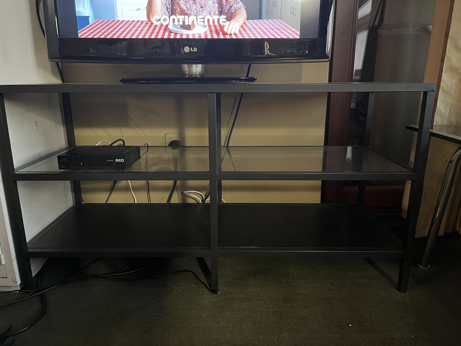 Aparador preto TV movel ikea