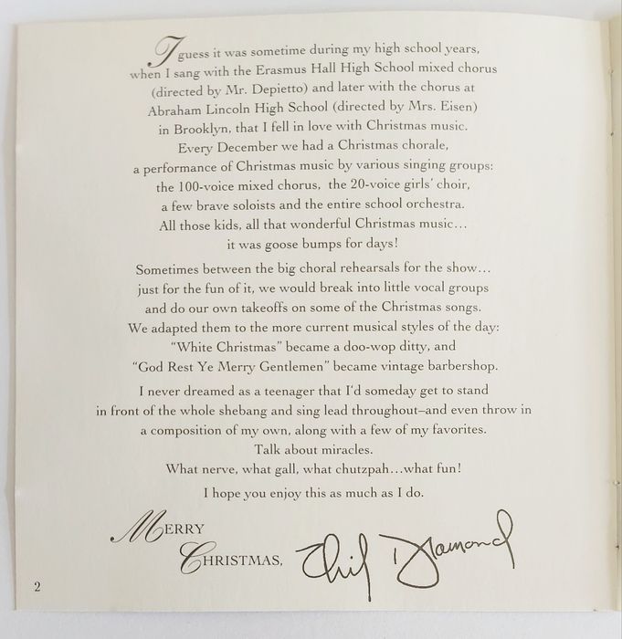 CD Neil DIAMOND - The Christmas Album
