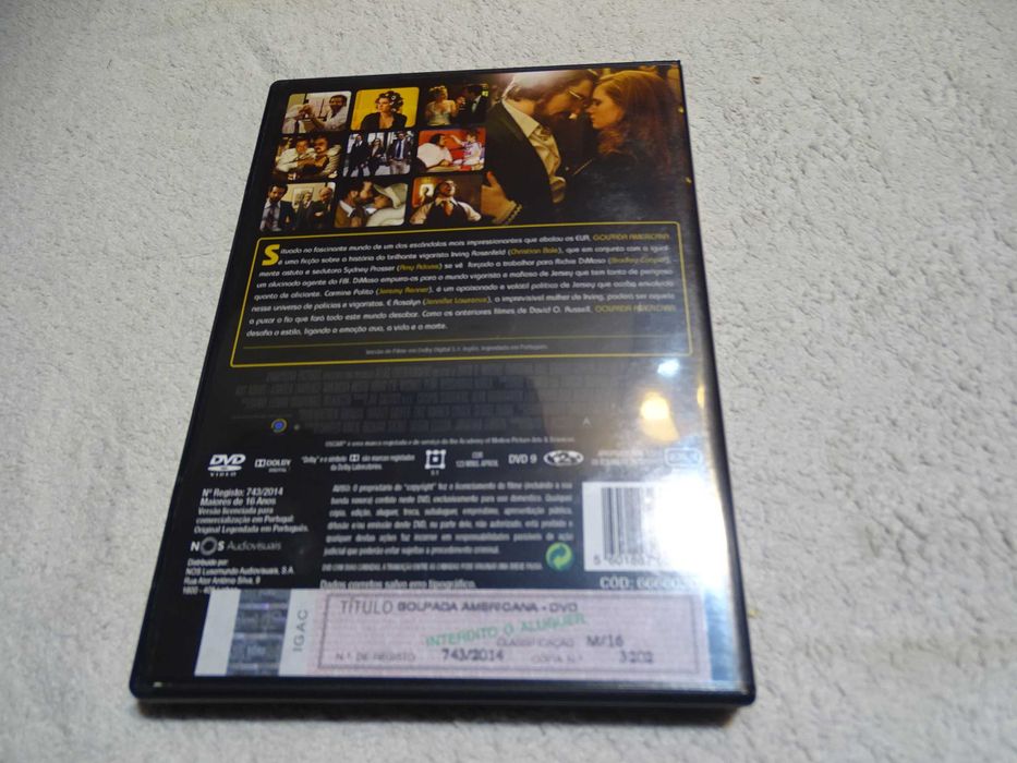 DVD-Golpada Americana-Christian Bale
