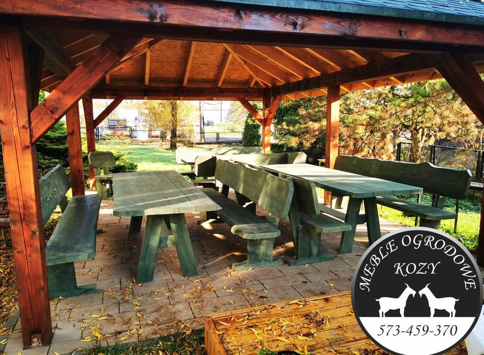 CENY DO KOŃCA LUTEGO! Meble ogrodowe drewniane góralskie Lite drewno