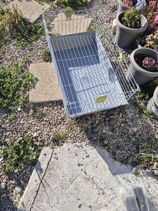 Gaiola coelho grande com bebedouro