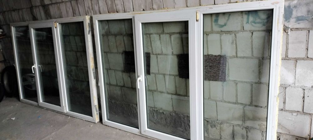 Okna w fajnym stanie z demontażu