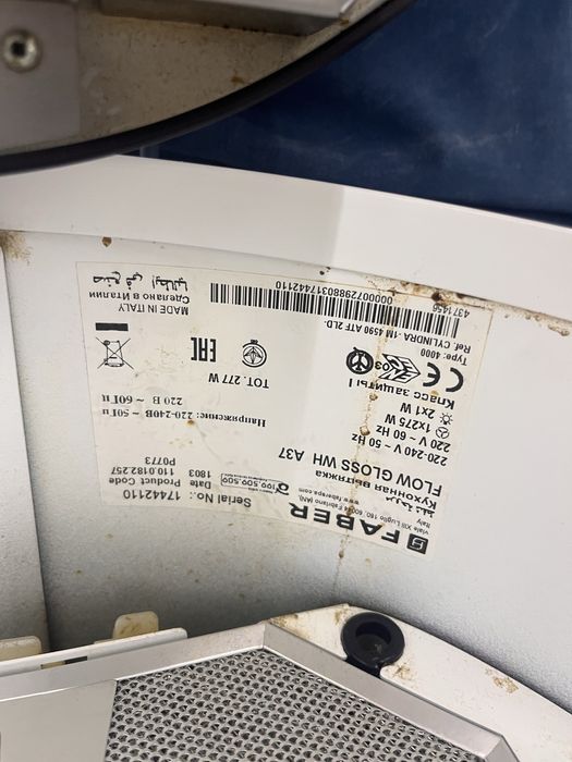 Okap pochłaniacz kuchenny faber