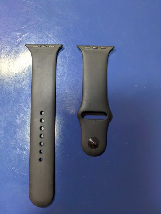 Oryginalny pasek Apple Watch 44mm rozmiar M/L czarny bardzo dobry stan