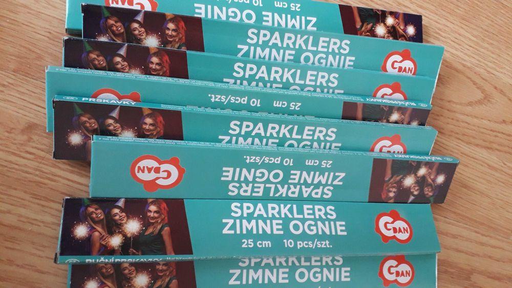 Zimne ognie na ślub i wesele
