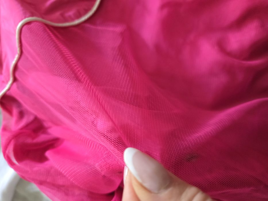 Kurtka przeciwdeszczowa, wiatrówka, różowa