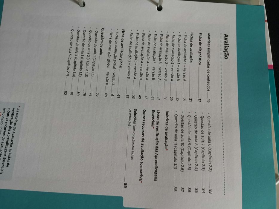 Dossier com testes, questões aula para apoio ao estudo ADN 5