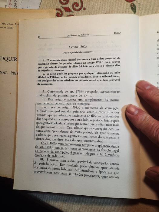 Estabelecimento da Filiação,  de Guilherme de Oliveira