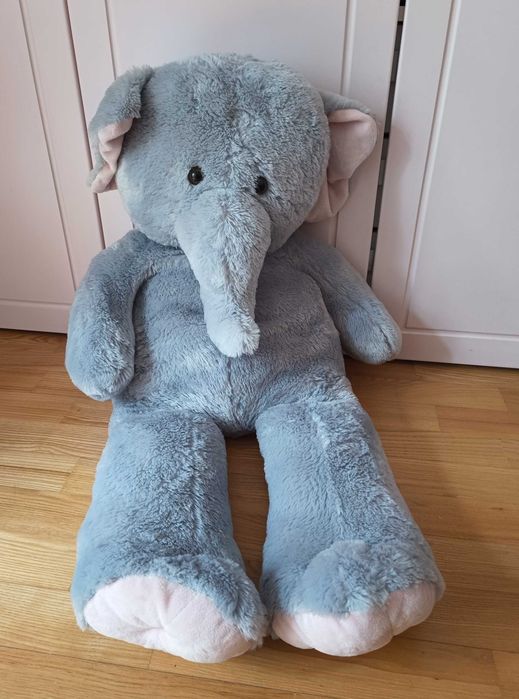 Słoń pluszowy przytulanka  105 cm