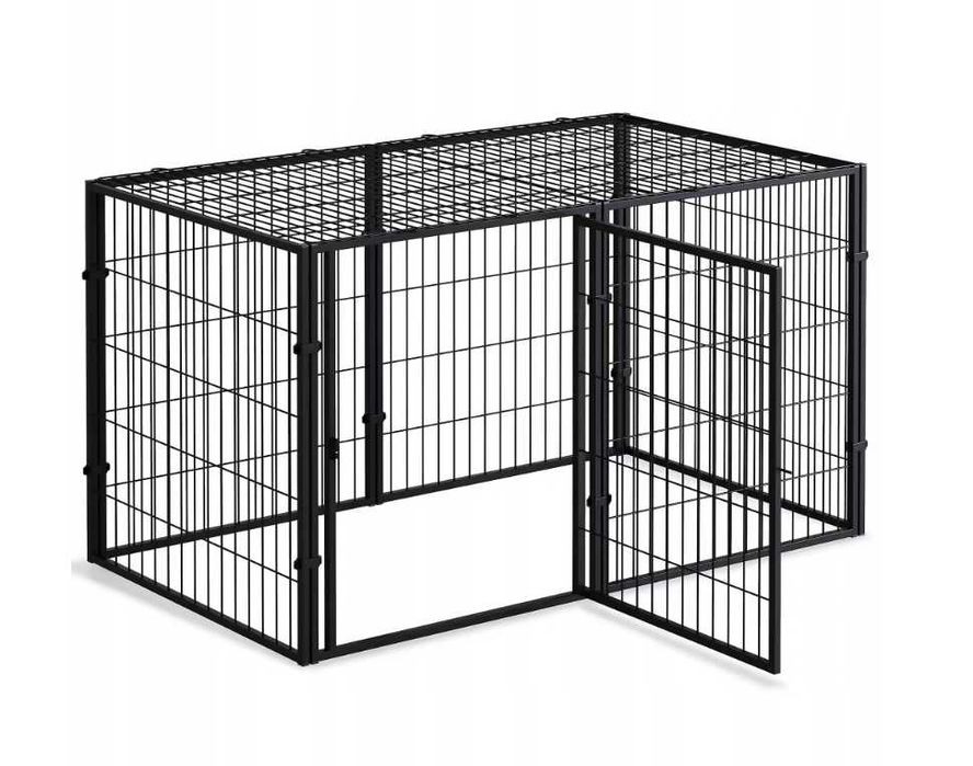 Kojec modułowy Dla Psa NOWY Klatka dla kota królika Metalowy 120x60cm