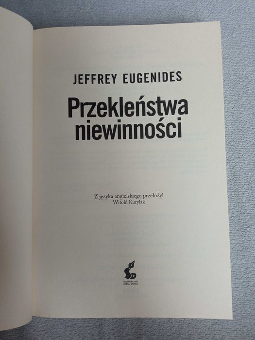 Przekleństwa niewinności Jeffrey Eugenides