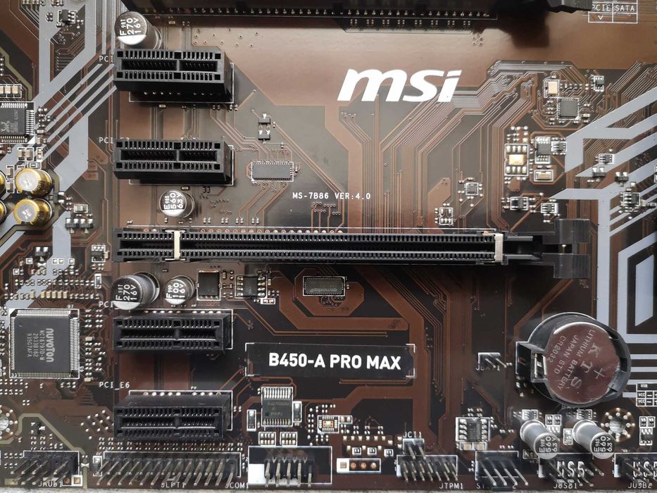 Материнська плата  Socket AM4   MSI B450-A Pro Max (MS-7B86)  ver.4.0