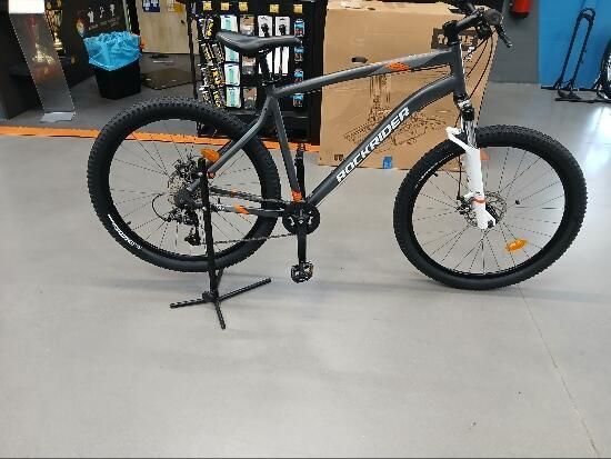BICICLETA BTT DE PASSEIO ST 120 27,5" CINZENTO/LARANJA