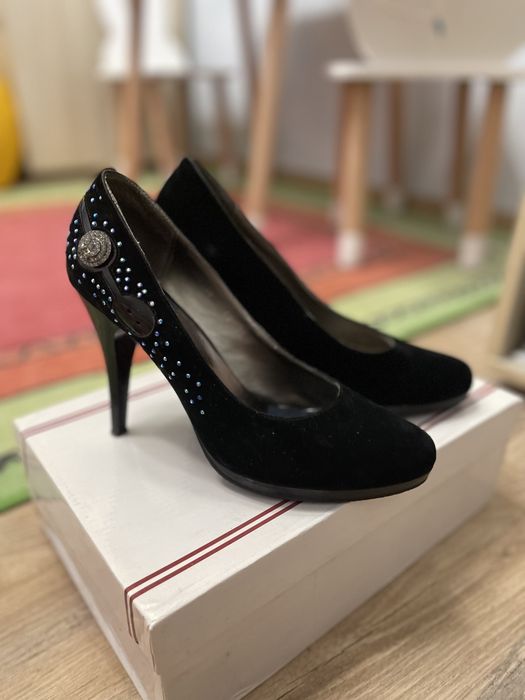 Туфли эко замша 39 размер