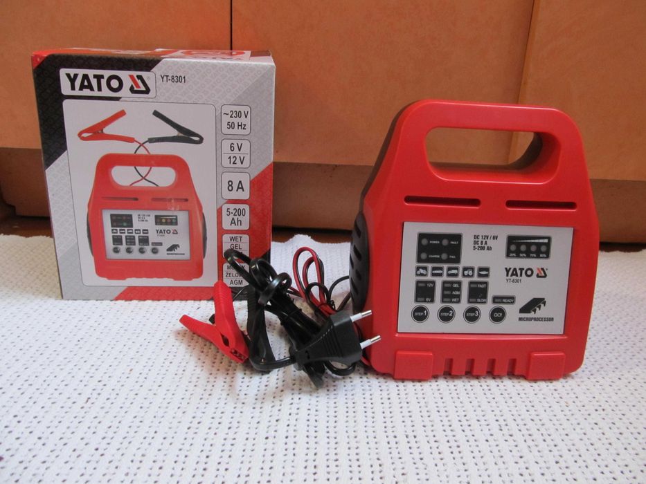 Зарядное устройство для авто YATO YT-8301