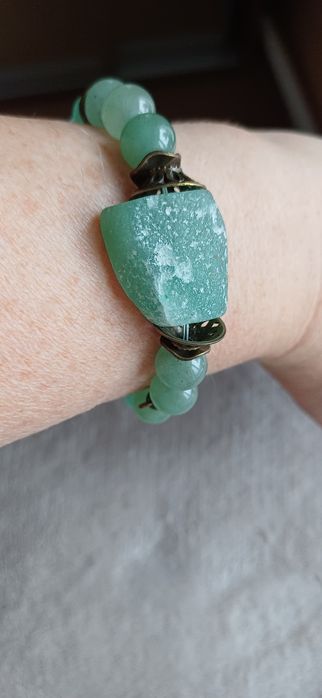 Браслет,нефріт,натуральний камінь