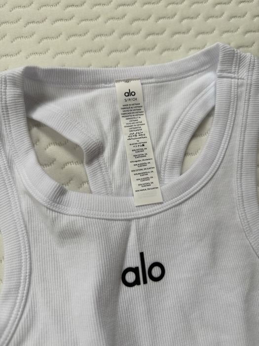 Оригінальний топ Alo Yoga Aspire Tank • White • S