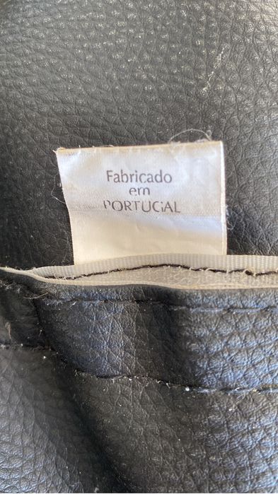 Puff napa preta | fabricado em Portugal