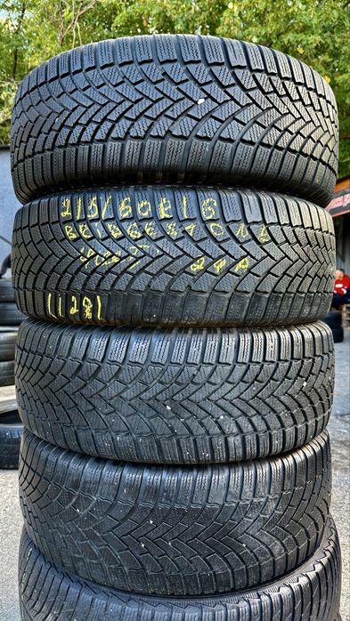 Шини зимові 215/60 r16 Bridgestone 23 рік ідеальний стан