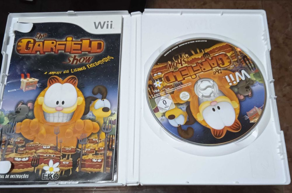 Jogo nintendo Wii Garfield, não respondo a SMS.