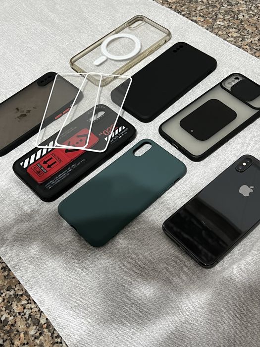 iphone X 256gb + capas + peliculas bateria NOVA