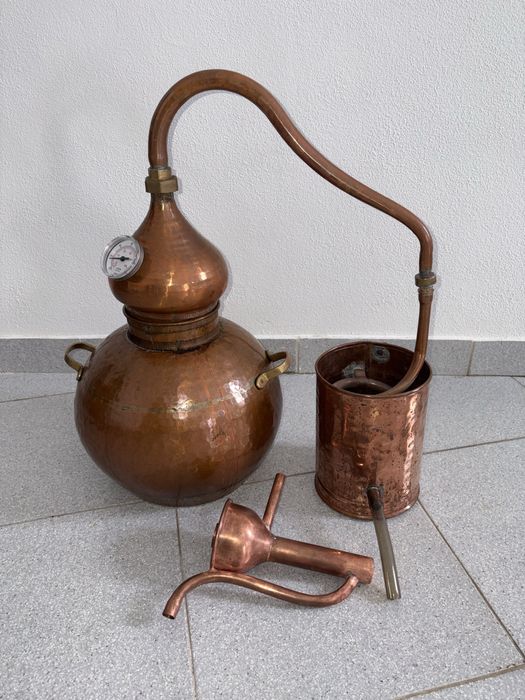 Alambique cobre para destilação 10 L