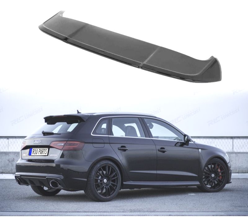 ADICIONADO AILERON AUDI A3 SPORTBACK 12-20 PRETO BRILHANTE