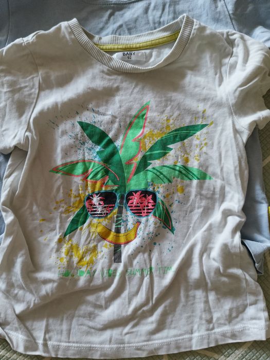 Zestaw paka t-shirtow dla chłopca rozmiar 92